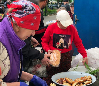 Feeding the needy. Report for May.