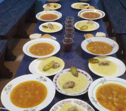 Feeding the needy. Report for December.